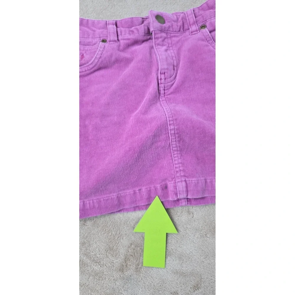 Vintage Ralph Lauren Skort Skirt Girls 6 Velvet corduroy Cotton GL545955
